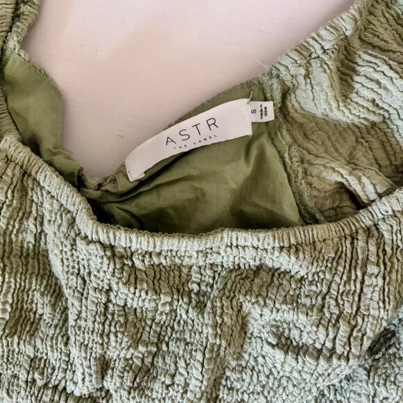 ASTR The Label Women's Green Crop-top - Picture 3 of 4
